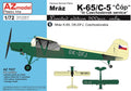 AZmodel 1/72 K-65/C-5 „Čáp“ In Czechoslovak service (AZ 7637) — New — Aircraft, Military