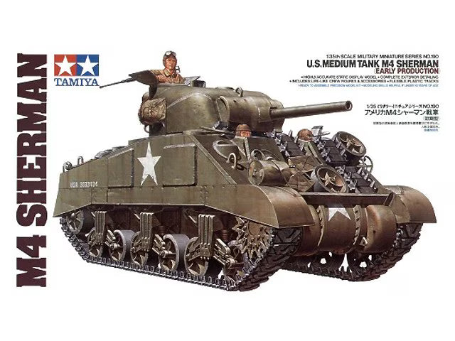 Tamiya 1/35 U.S. Medium Tank M4 Sherman Early Production  (35190)