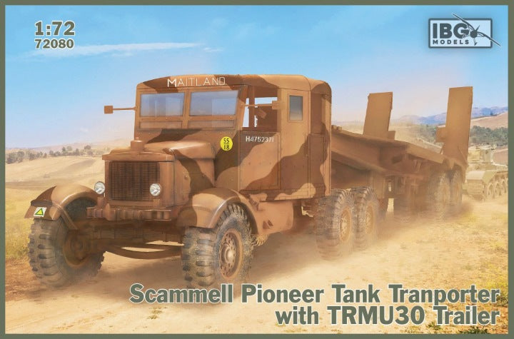 IBG 1/72 Scammell Pioneer Tank Transporter with TRMU30 Trailer (72080)