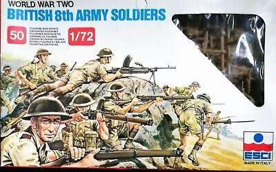 Esci 1/72 World War Two British 8th Army Soldiers (207)