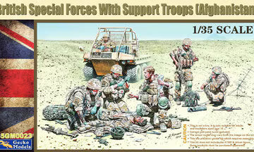 Gecko Models 1/35 British Special Forces with Support Troops (Afghanistan) (35GM0023)