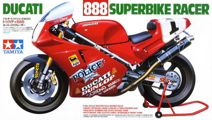 Tamiya 1/12 Ducati 888 Superbike Racer (14063)