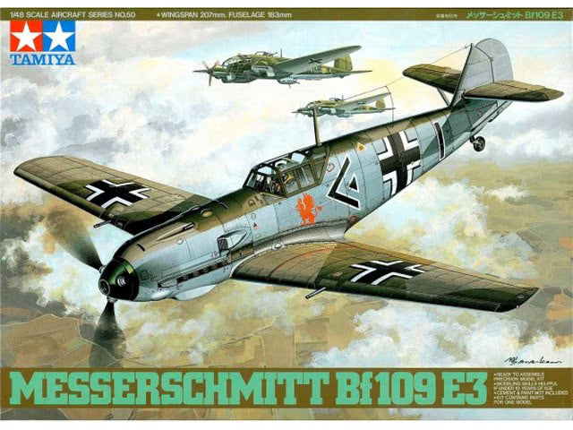 Tamiya 1/48 Messerschmitt Bf109 E3 (61050)