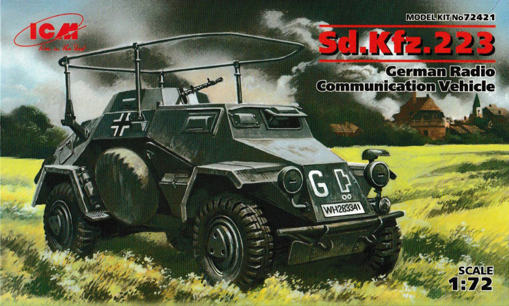 ICM 1/72 Sd.Kfz.223 German Radio Communication Vehicle (72421)