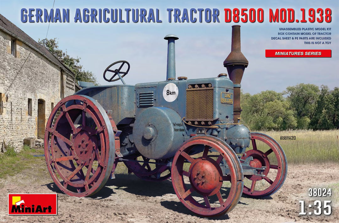 MiniArt 1/35 German Agricultural Tractor D8500 Mod. 1938 (38024)