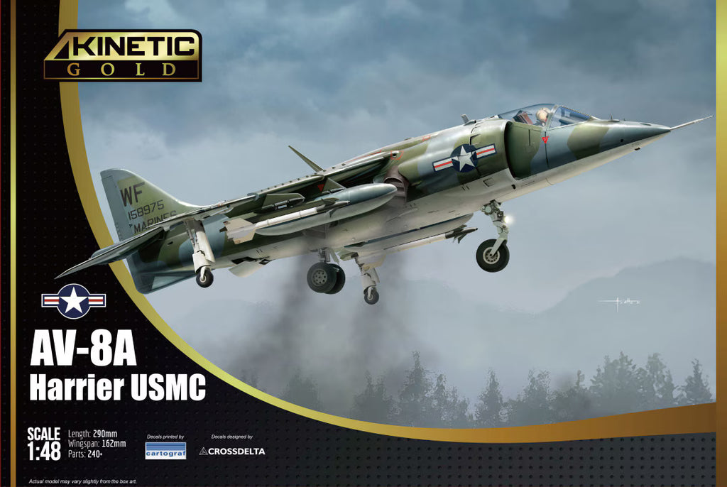 Kinetic 1/48  AV-8A Harrier USMC (K48072)