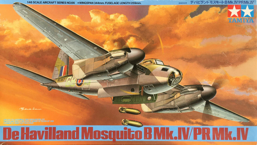 Tamiya 1/48 De Havilland Mosquito B Mk.IV/PR Mk.IV (61066)