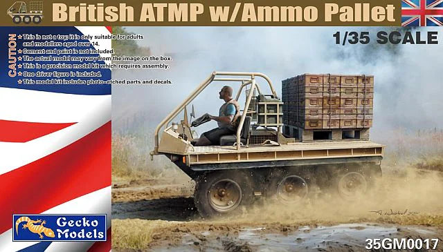 Gecko Models 1/35 British ATMP w\Ammo Pallet (35GM0017)