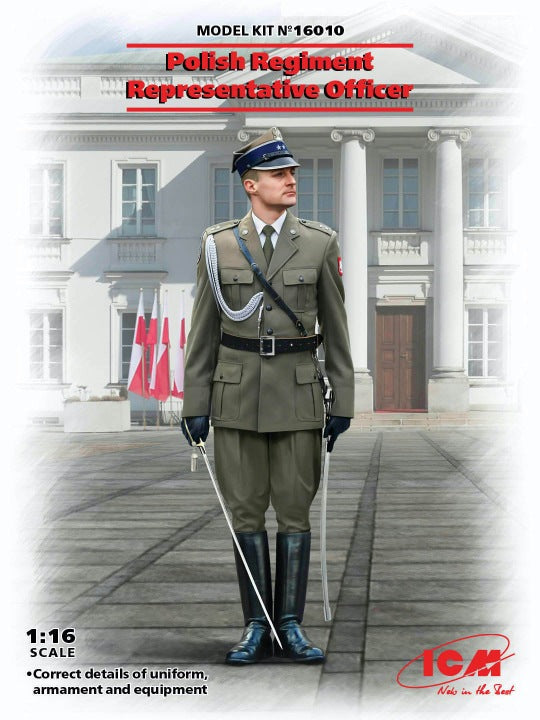 ICM 1/16 World's Guards Polish Regiment Representative Officer (16010)