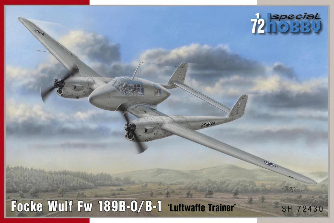 Special Hobby 1/72 Focke Wulf Fw 189B-0/B-1 'Luftwaffe Trainer' (SH 72430)