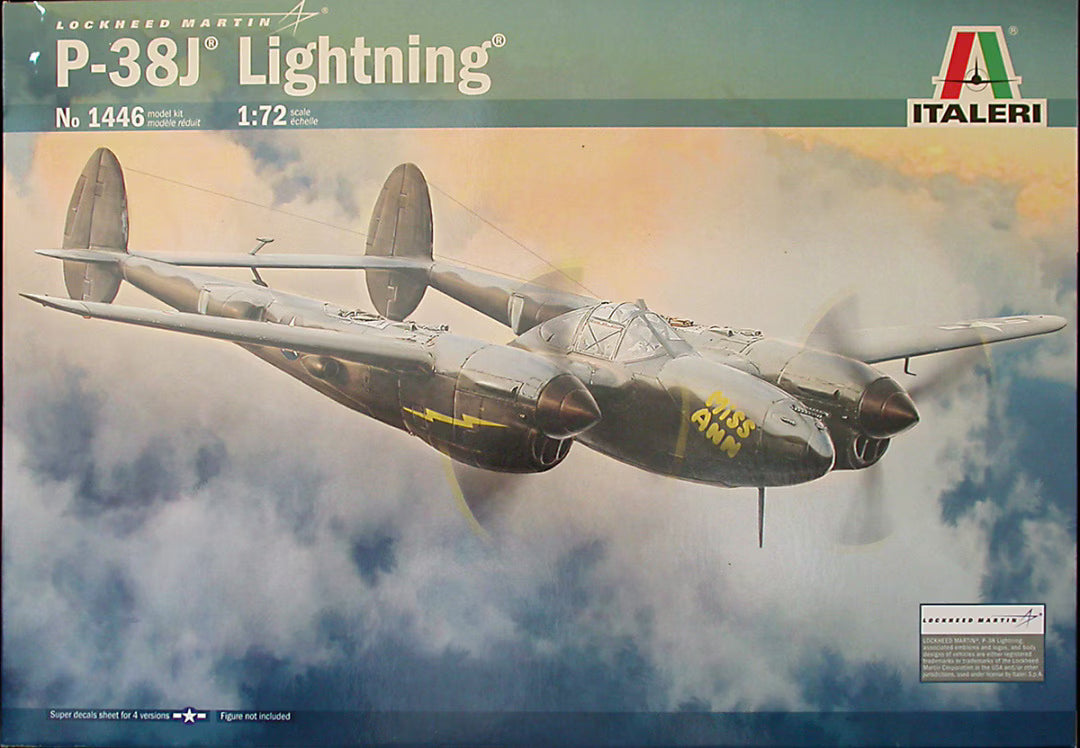 Italeri 1/72  P-38J Lightning (1446)