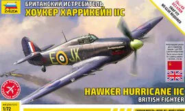 Zvezda 1/72 Hawker Hurricane IIc British Fighter (7322)
