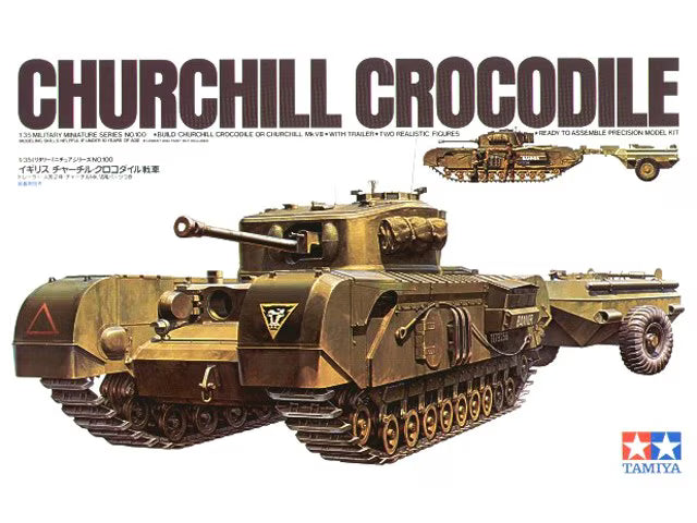 Tamiya 1/35  Churchill Crocodile Build for Churchill Crocodile or Churchill Mk VII (35100)