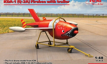 ICM 1/48 KDA-1 (Q-2A) Firebee with Trailer (48400)