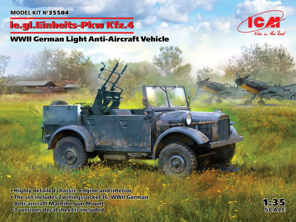 ICM 1/35 le.gl.Einheits-Pkw Kfz.4 (35584)