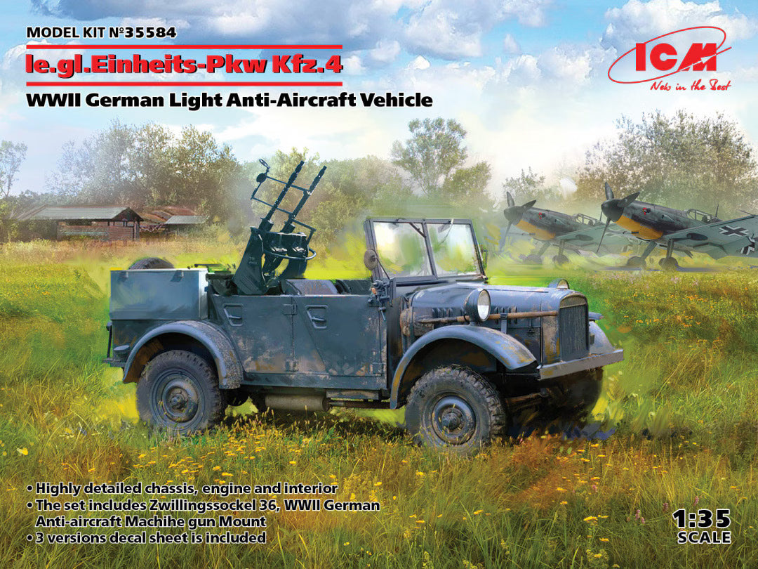 ICM 1/35 le.gl.Einheits-Pkw Kfz.4 (35584)