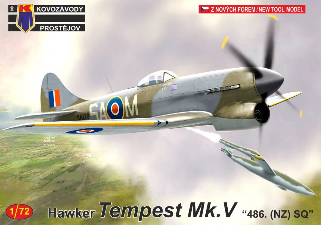 KP MODELS 1/72  Hawker Tempest Mk.V "486.(NZ) SQ" (KPM0222