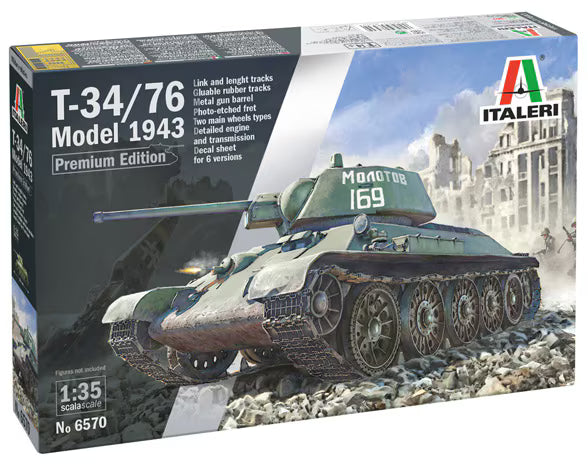 Italeri 1/35 T-34/76 mod. 1943 Premium Edition (6570)