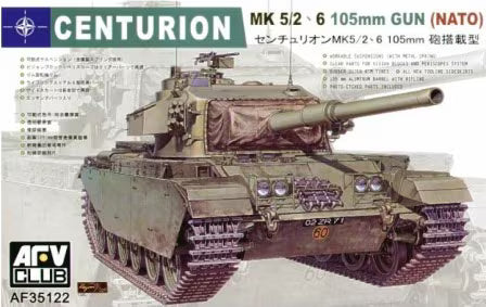 AFV Club 1/35 Centurion Mk 5/2, 6 105 mm Gun (NATO) (AF35122)