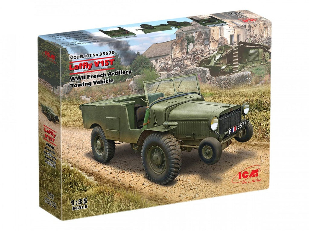 ICM 1/35  Laffly V15T WWII French Artillery Towing Vehicle (35570)