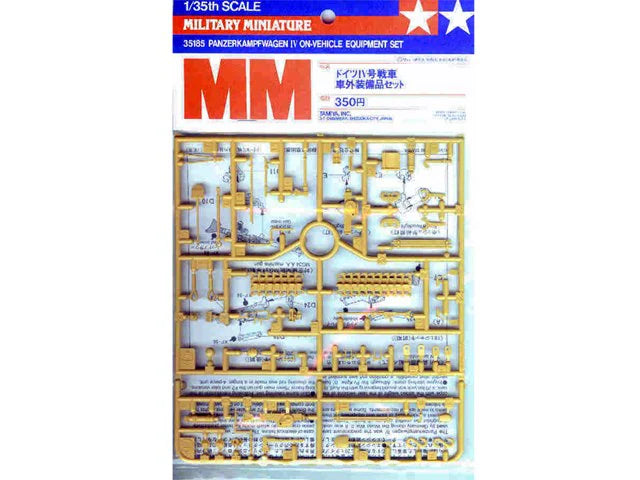 Tamiya 1/35 PanzerKampfwagen IV On-Vehicle Equipment Set (35185)