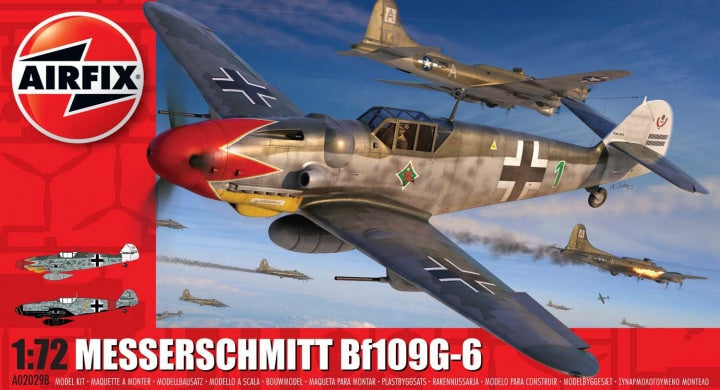 Airfix 1/72 Messerschmitt Bf109G-6 (A02029B)