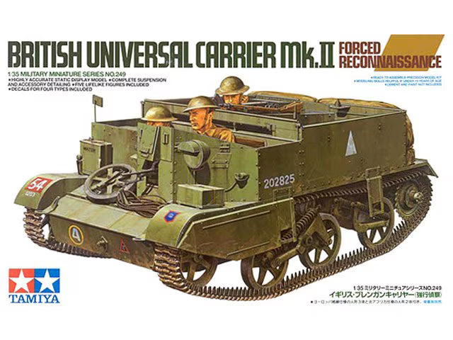 Tamiya 1/35 British Universal Carrier Mk.II Forced Reconnaissance (35249)