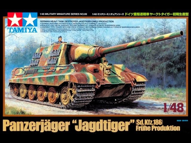 Tamiya 1/48 Panzerjäger "Jagdtiger" (Sd.Kfz.186) Frühe Produktion (32569)