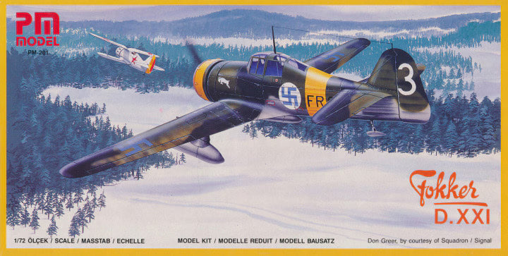 PM Model 1/72 Fokker D.XXI (PM-201)