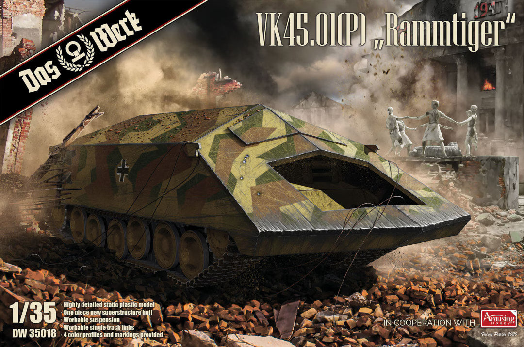 Das Werk 1/35  VK4501(P) "Rammtiger" (DW35018)
