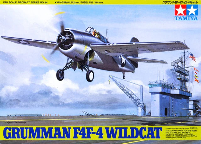 Tamiya 1/48 Grumman F4F-4 Wildcat ( 61034)
