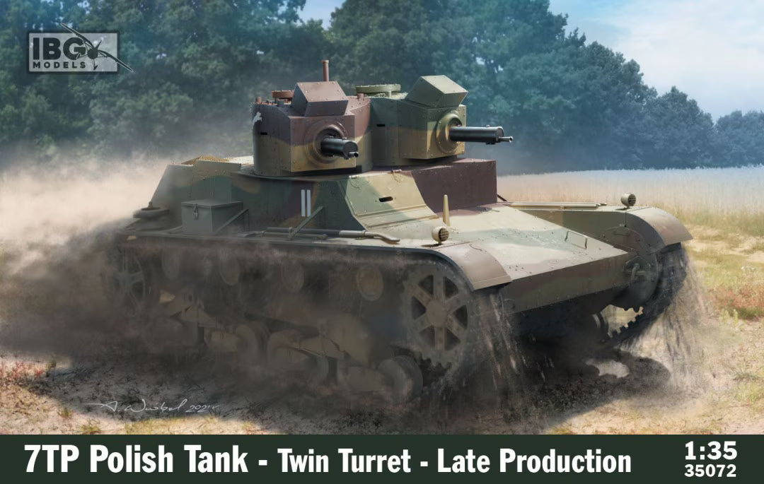 IBG 1/35 7TP Polish Tank - Twin Turret Late production (35072)
