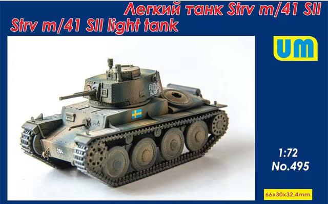 UM 1/72 Strv m/41 SII light tank (495)