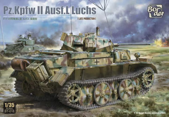 Border Model 1/35 Pz.Kpfw.II Ausf.L Luchs Late Production (BT-018)