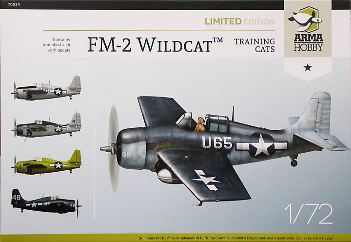 Arma Hobby 1/72 FM-2 Wildcat Training Cats (Limited Edition) (70034)