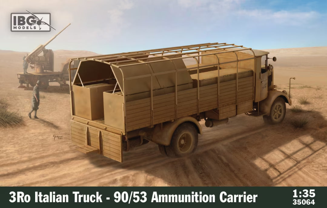 IBG 1/35  3RO Italian Truck 90/53 Ammunition Carrier (35064)