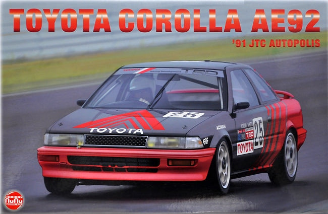 NuNu Model Kit 1/24 Toyota Corolla AE92 JTC 1991 Autopolis (PN24025)
