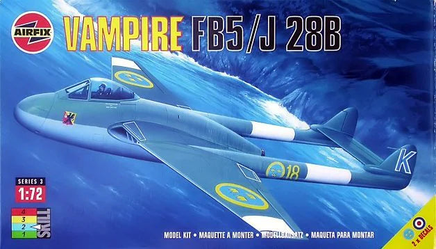 Airfix 1/72 Vampire FB5/J 28B (03064)