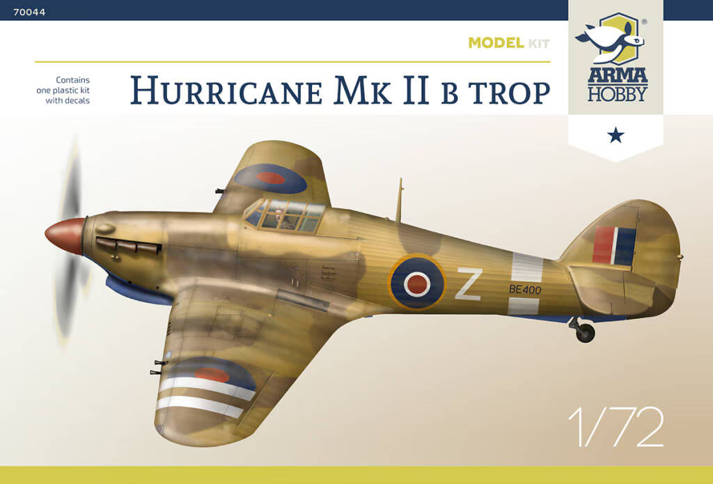 Maquette plastique d’avion Hurricane Mk. IIc/Trop 1:48 1/48 Maquette plastique d’avion Hurricane Mk. IIc/Trop 1:48 1/48
