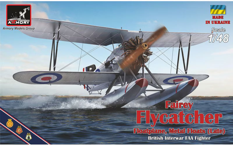 Armory Models Group 1/48 Fairey Flycatcher Floatplane, Metal Floats (Late) (#48004)