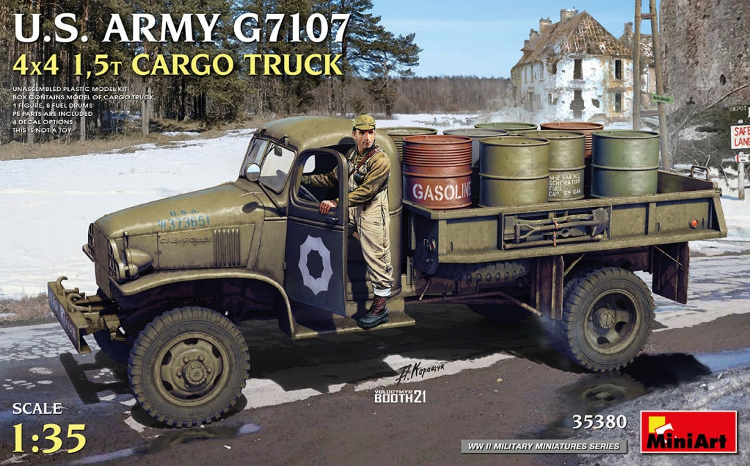 MiniArt 1/35 G7107 U.S. Army Cargo Truck 4X4 1,5t (35380)