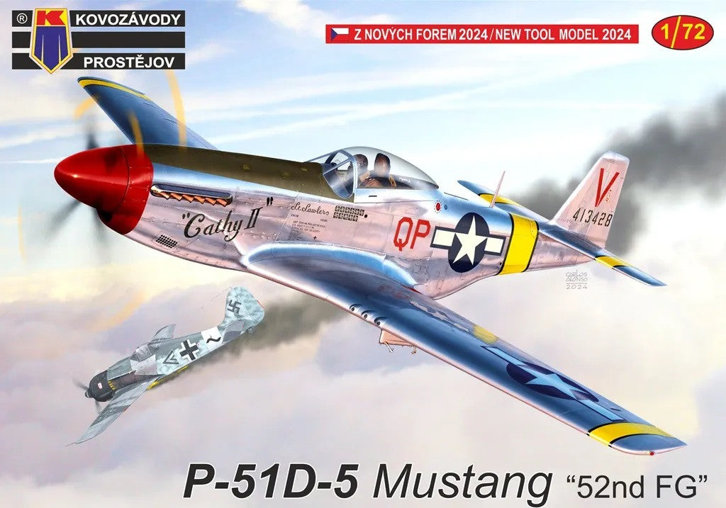 KP Models 1/72 North American P-51D-5 Mustang "52nd FG" (KPM0441) — New — Aircraft, Military