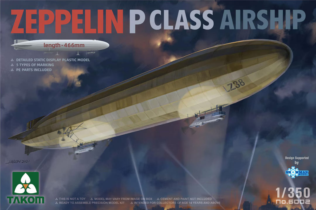 Takom 1/350  Zeppelin P Class Airship (6002)