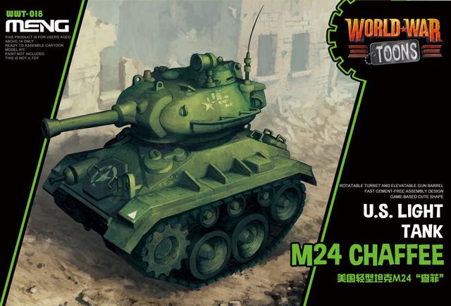 Meng World War Toons M24 Chaffee U.S. Light Tank (WWT-018)