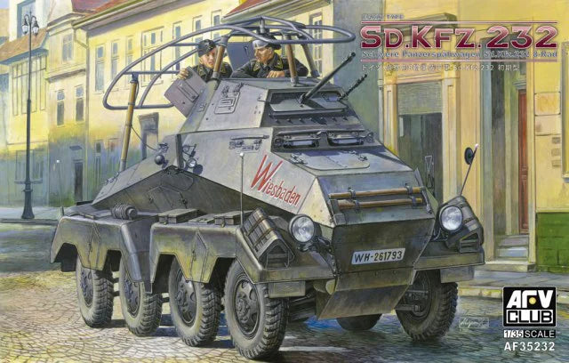 AFV Club 1/35 Early Type Sd.Kfz.232 Schwere Panzerspähwagen Sd.Kfz.232 8-Rad (AF35232)