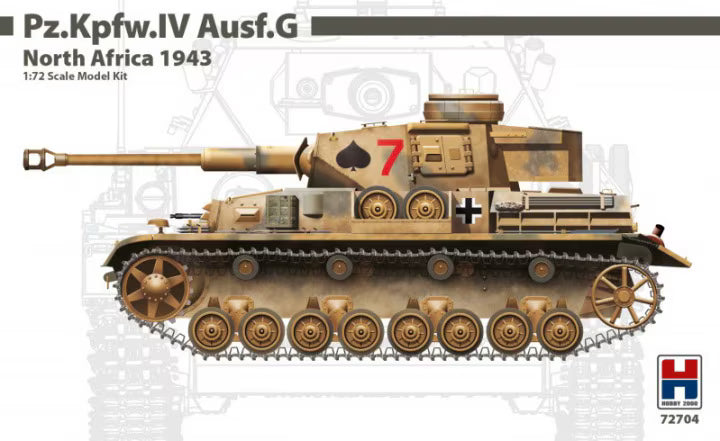Hobby 2000 1/72 Pz.Kpfw.IV Ausf.G North Africa 1943 (72704) — New