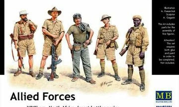 Master Box Ltd 1/35 Allied Forces WWII era, North Africa desert battle series (MB3594)