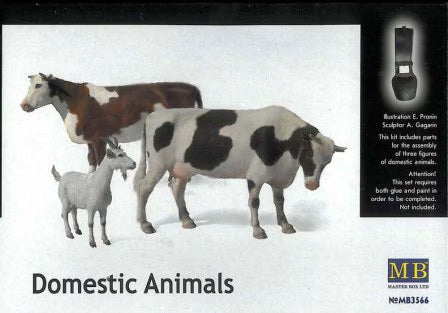 Master Box Ltd 1/35 Domestic Animals (MB3566)