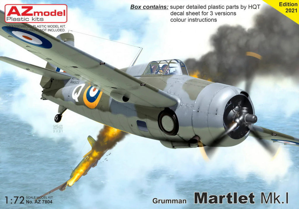 AZmodel 1/72 Grumman Martlet Mk.I (AZ 7804) — New — image 1 of 2