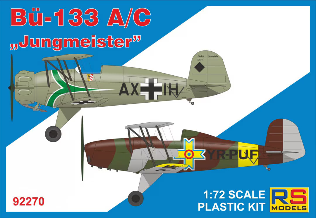 RS Models 1/72 Bücker Bü 133 A/C "Jungmeister" (92270)